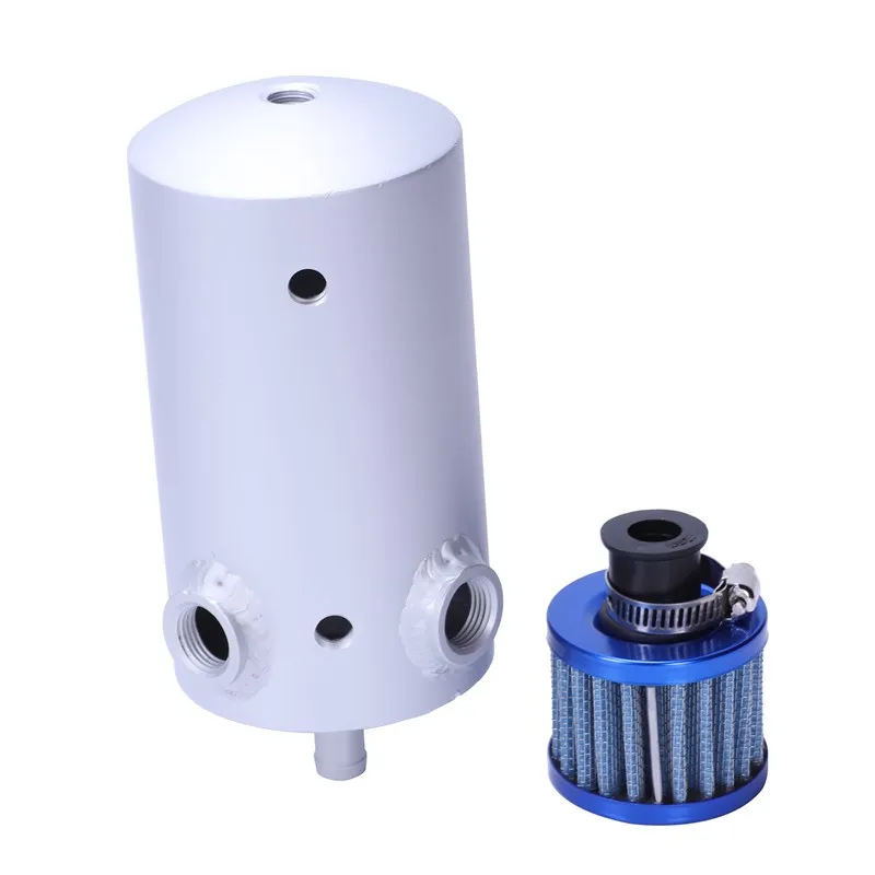 0.5л масляный бак для двигателя Универсальный алюминиевый + дышащий фильтр