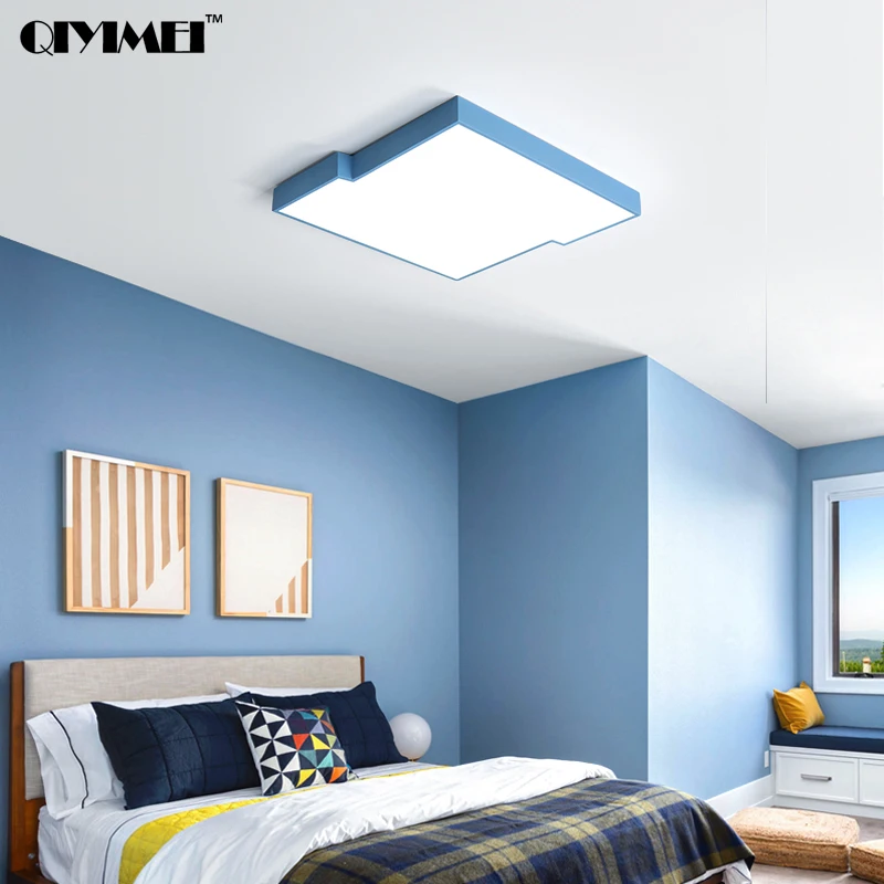 Ультра-тонкий квадратный светодиодный потолочный светильник потолочные