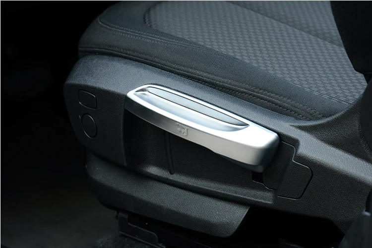 2 шт. хромированные кнопки регулировки сиденья для BMW серии F45 F46 218i 2015 2017|Лепнина