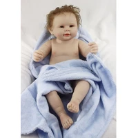 full silicone vinyl realistic newborn baby doll real vinyl dolls 22inch reborn babies boy can bathe in water juguetes brinquedos
