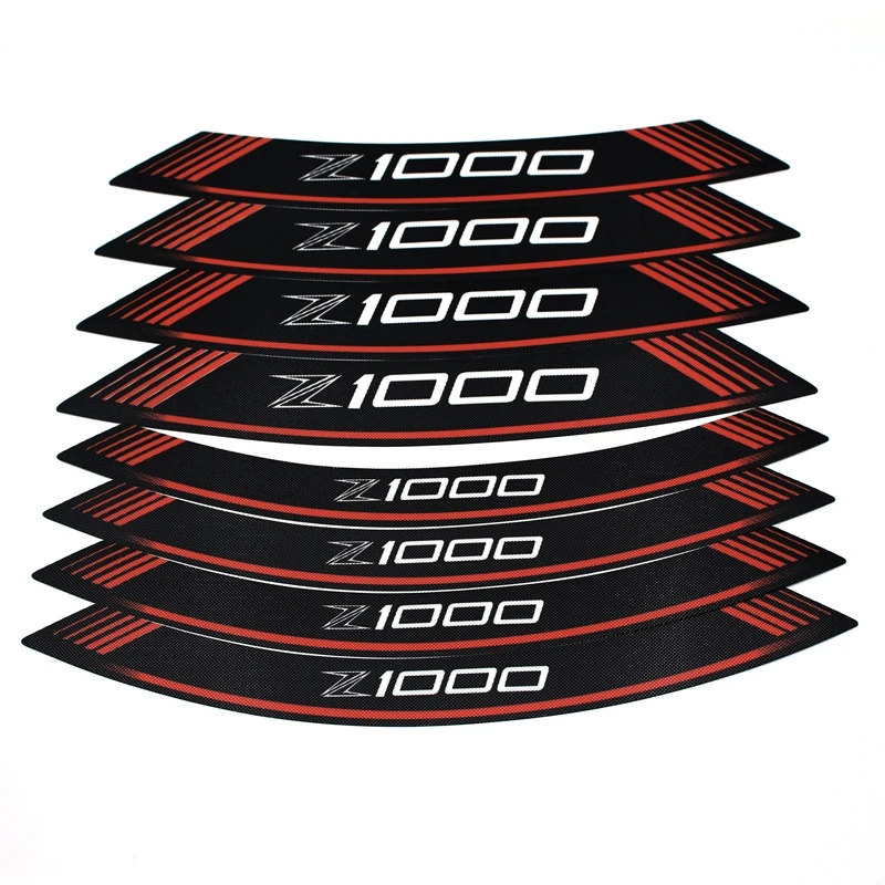 Для KAWASAKI Z1000 Z 1000 мотоцикл 8X толстый край внешний обод наклейки в полоску колесные