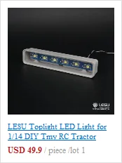 LESU Светодиодный прожектор Toplight 1/14 RC Tmy R620 R470 модель трактора Sca грузовик TH11433