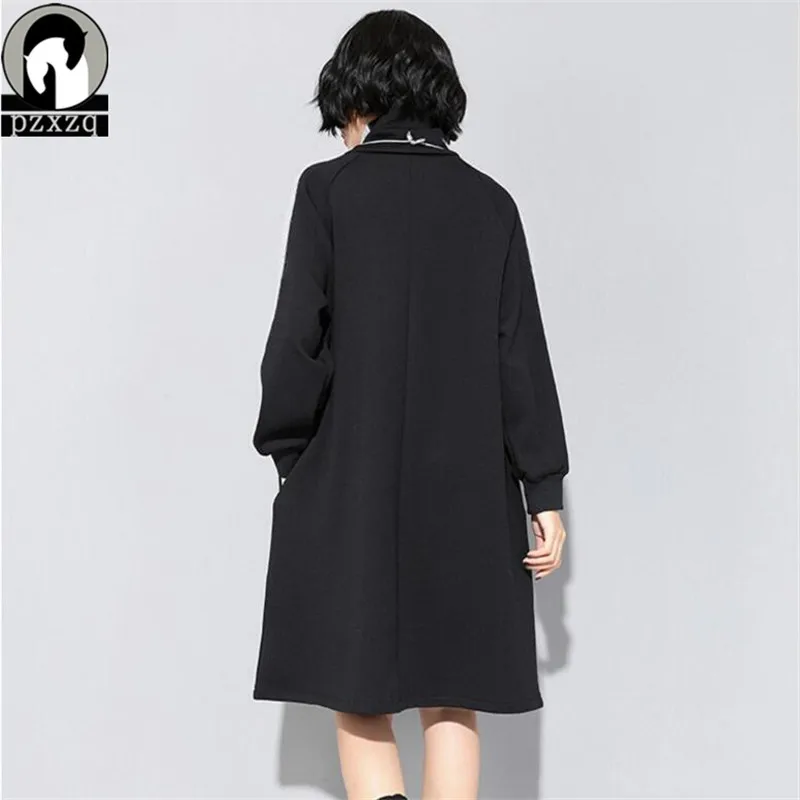 Женское длинное вязаное платье-свитер с длинным рукавом | Женская одежда