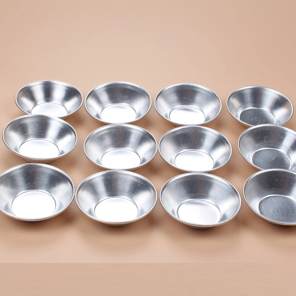 50 шт. Алюминий кекс пироженое печенье шоколад пресс-форм пудинга жестяные