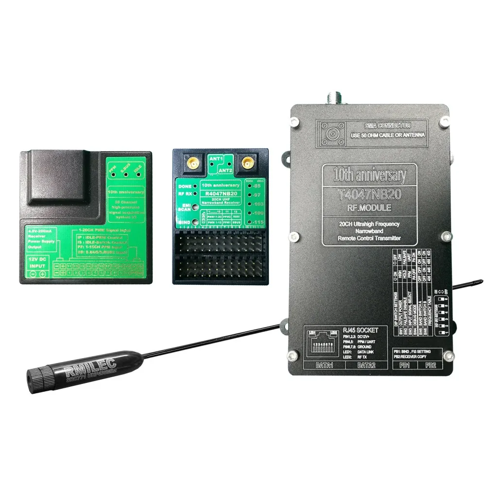 

Новая радиоуправляемая система RMILEC T4047NB20 V1 400-470 МГц 433 МГц UHF LRS