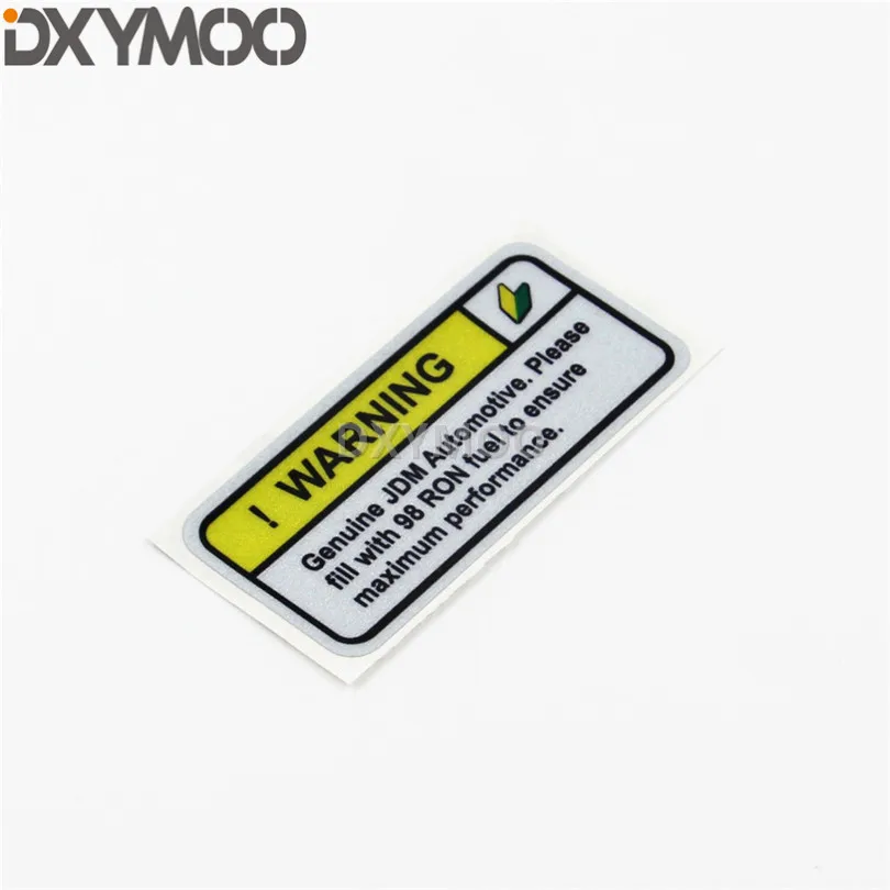 2 шт. автомобильный Стайлинг наклейки Предупреждение натуральная JDM