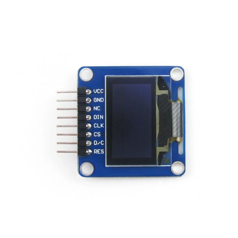 OLED-дисплей 0 96 дюйма интерфейсы SPI/I2C угловой/горизонтальный контактный разъем (A) |