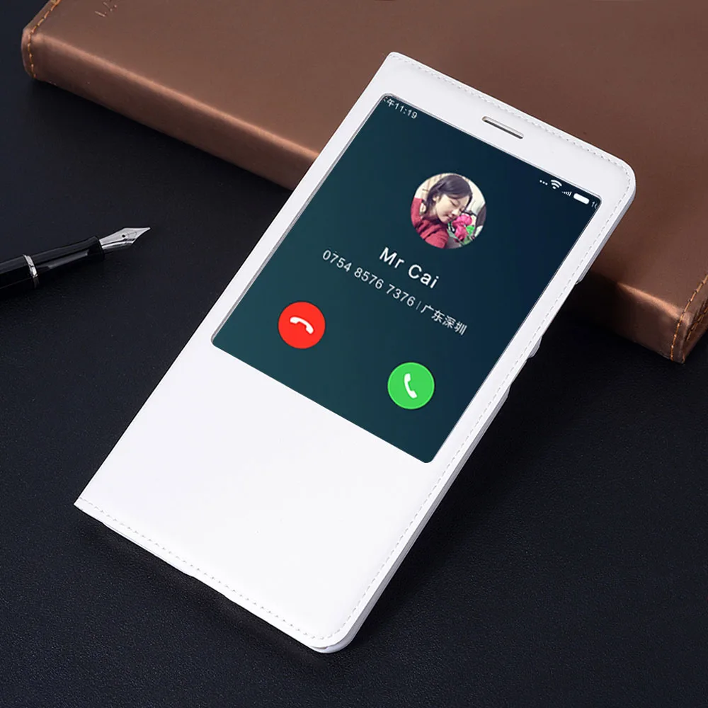 Кожаный чехол-книжка для Xiaomi Mi Max 3 Smart View, автоматический режим сна, пробуждение телефона, чехол s для Xiaomi Mi Max 3, противоударный чехол