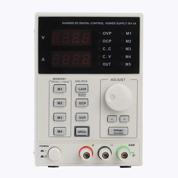 KA3005D 0~ 30 V 0~ 5A прецизионный Регулируемый источник питания постоянного тока EU Plug