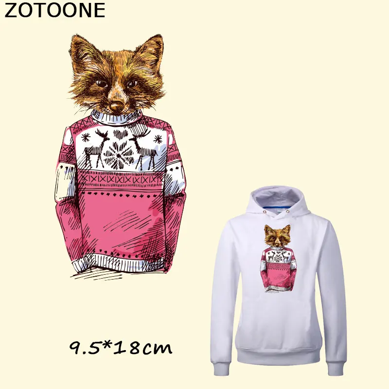 Нашивки ZOTOONE для одежды модные нашивки с животными стирающиеся a-уровневые