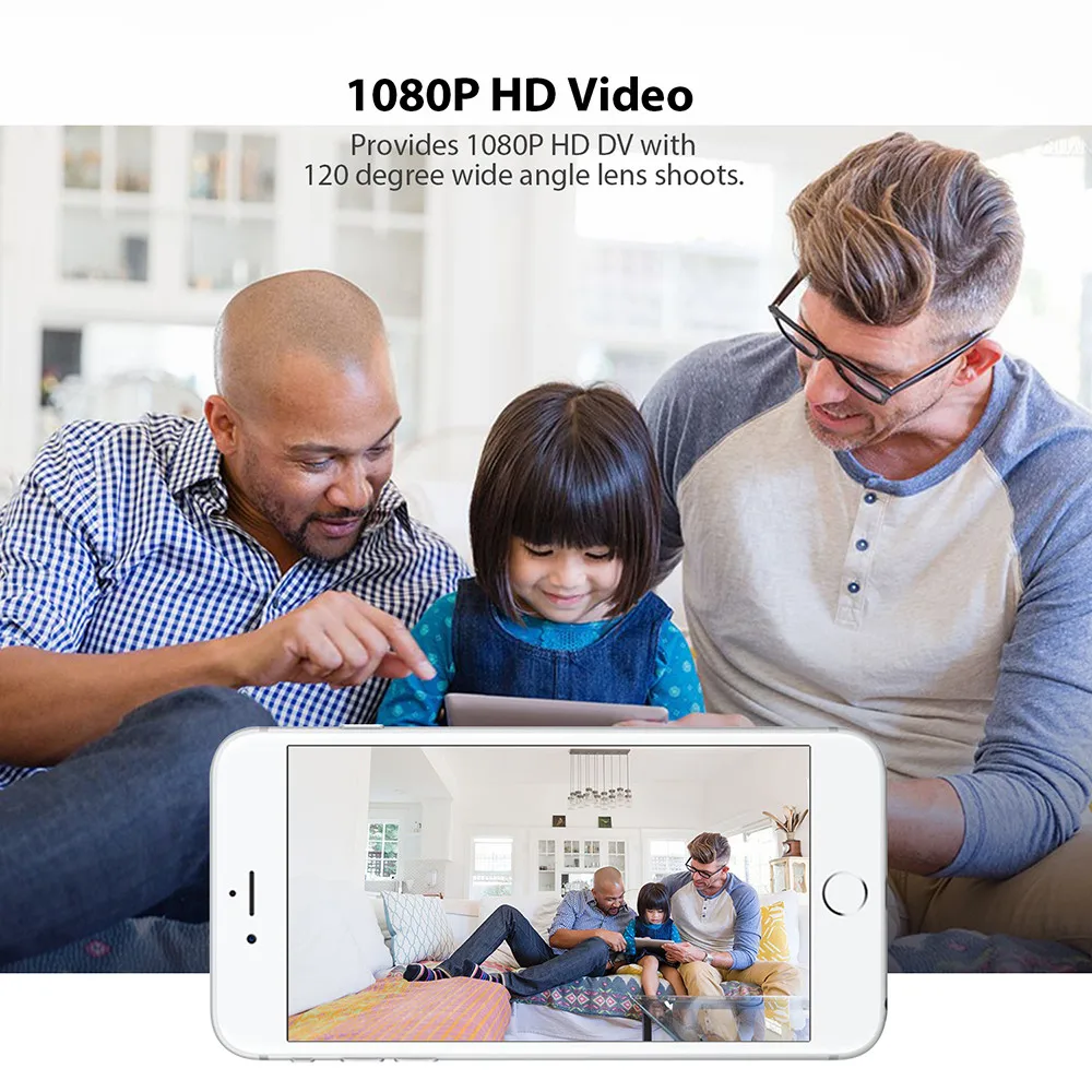 Andoer Wifi Экшн-камера 1080P Full HD спортивная камера 120 градусов широкоугольный объектив с приложением дистанционное управление Авто селфи видеокамера