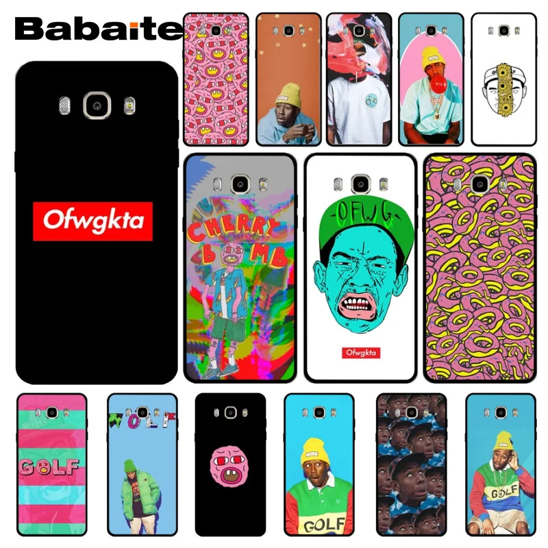 

Babaite Tyler The Creator hard Plastic PC Cell Phone case for samsung j7 2017 j8 j62018 note 8 note 5 note9 case coque