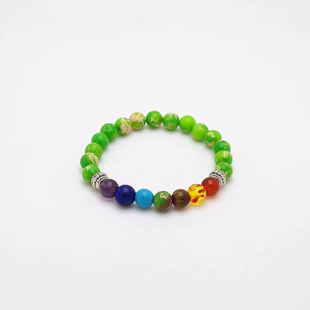 Женский 7 Чакра браслет рейки исцеляющая балансировка энергетическая Йога