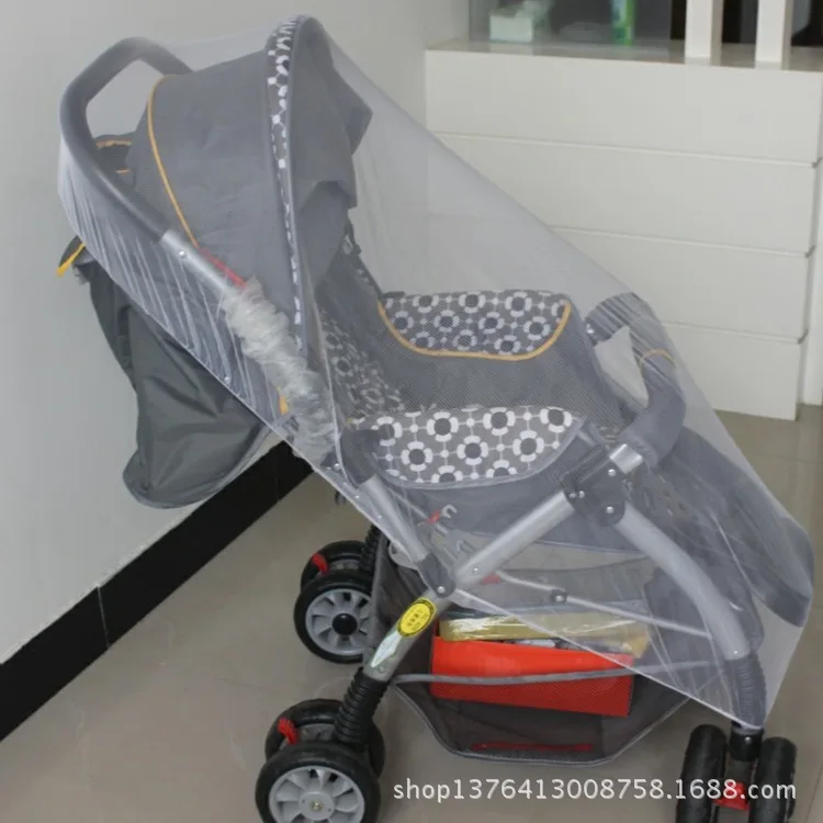 Уличная противомоскитная сетка для коляски полное покрытие защита от укусов