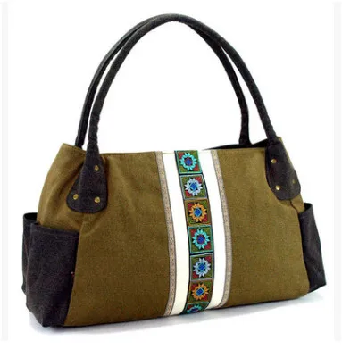 Новые модные покупки Для женщин Сумки! горячая Национальный с цветочным принтом