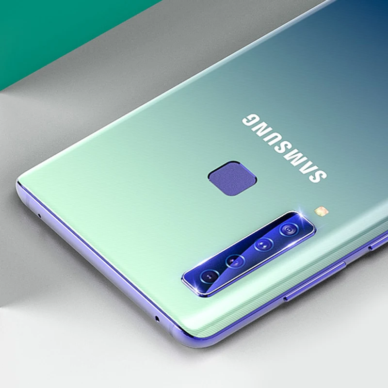 2 шт. пленка для Samsung Galaxy A9 2018 камера из закаленного стекла Защитная объектива