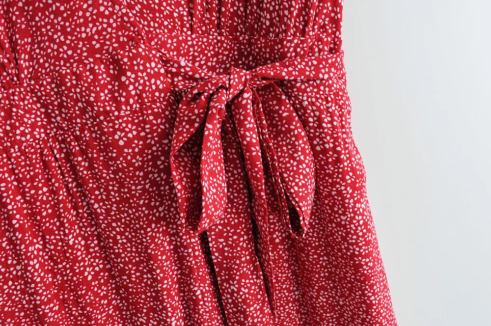 2019 Весна и Лето Европейская американская Женская Новая маленькая Цветочная v