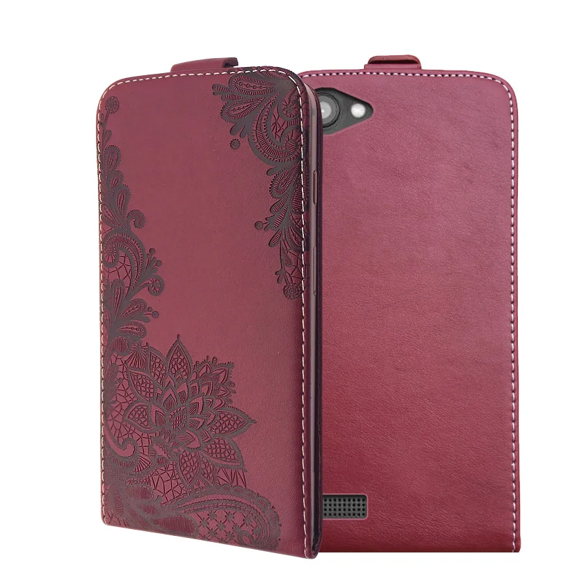 3D Stereo Embossing lace flower butterfly flip up and down leather phone bag cover case for Fly FS459 Nimbus 16 | Мобильные телефоны
