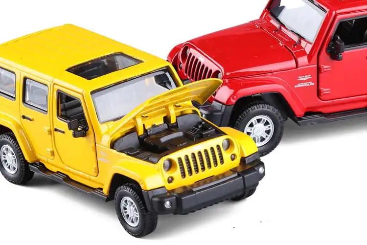 1:32 Весы Jeep Wrangler внедорожник автомобиль-Стайлинг моделирования сплава автомобиля коллекция литья Металл Авто модель для дети Игрушечные лошадки