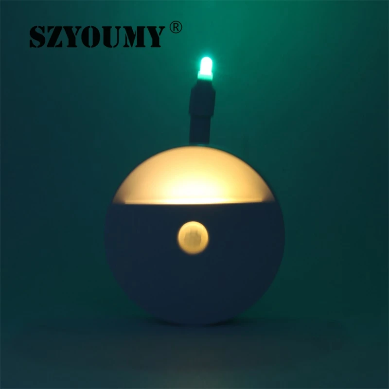 SZYOUMY водостойкий датчик движения туалетный светильник Ночной 8 цветов
