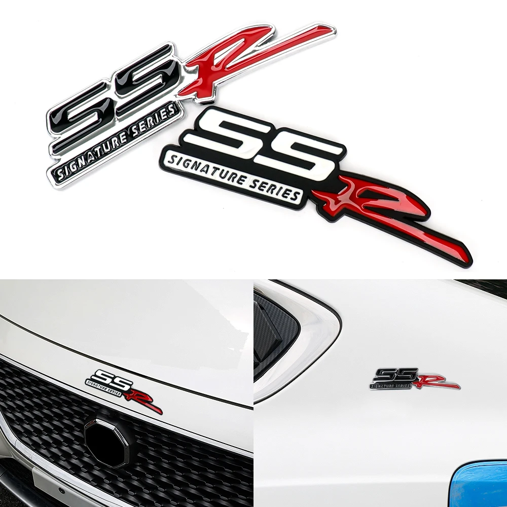 1 шт. 3D металлическая стерео хромированная SSR Автомобильная наклейка для Chevrolet Camaro
