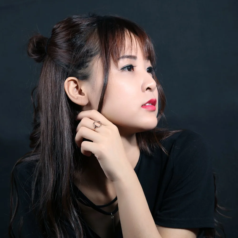 Творческий Нержавеющая сталь Кольца для Для женщин никогда не увядает женский