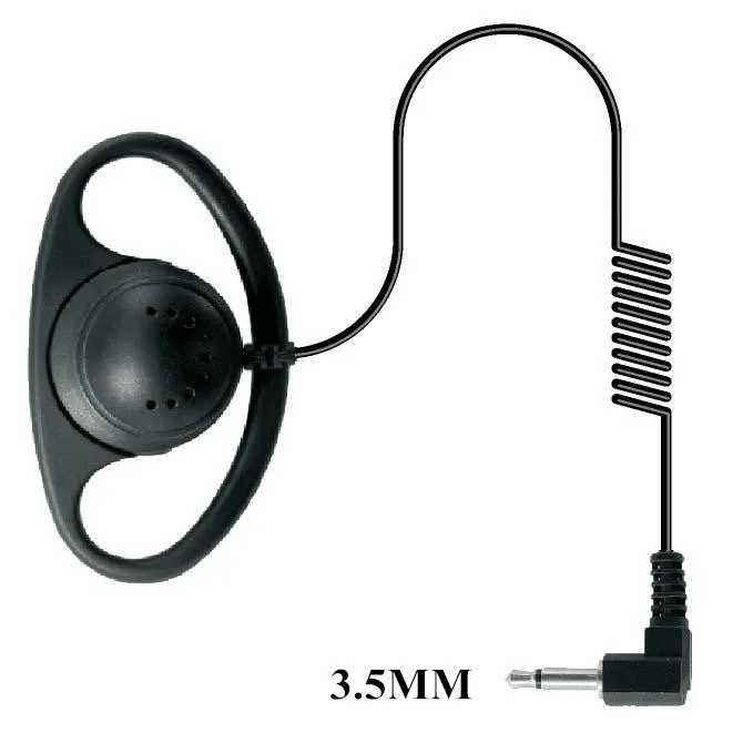 6 шт. HYS TC 001D гарнитура двухканальные рации наушники слушать только 1Pin мм 3 5 разъем
