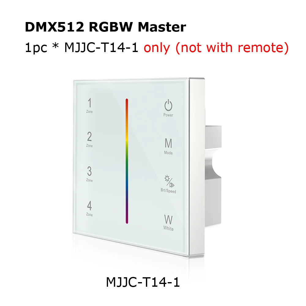 MJJC DMX контроллер 512 4CH зона RGBW DMX512 Мастер управления беспроводной 2 4G RF пульт