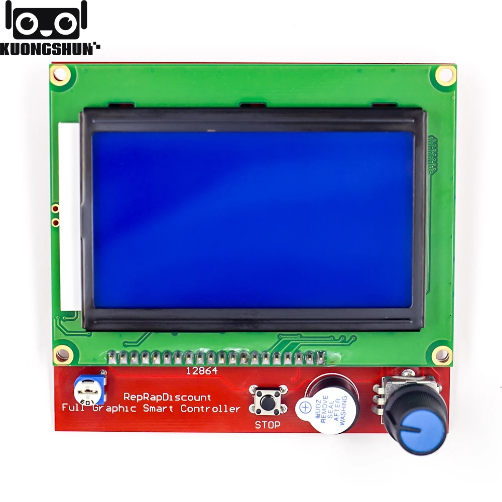 KUONGSHUN Full Graphic 12864 Smart control ler RAMPS 1,4 lcd 12864 lcd панель управления синий экран для 3d принтера