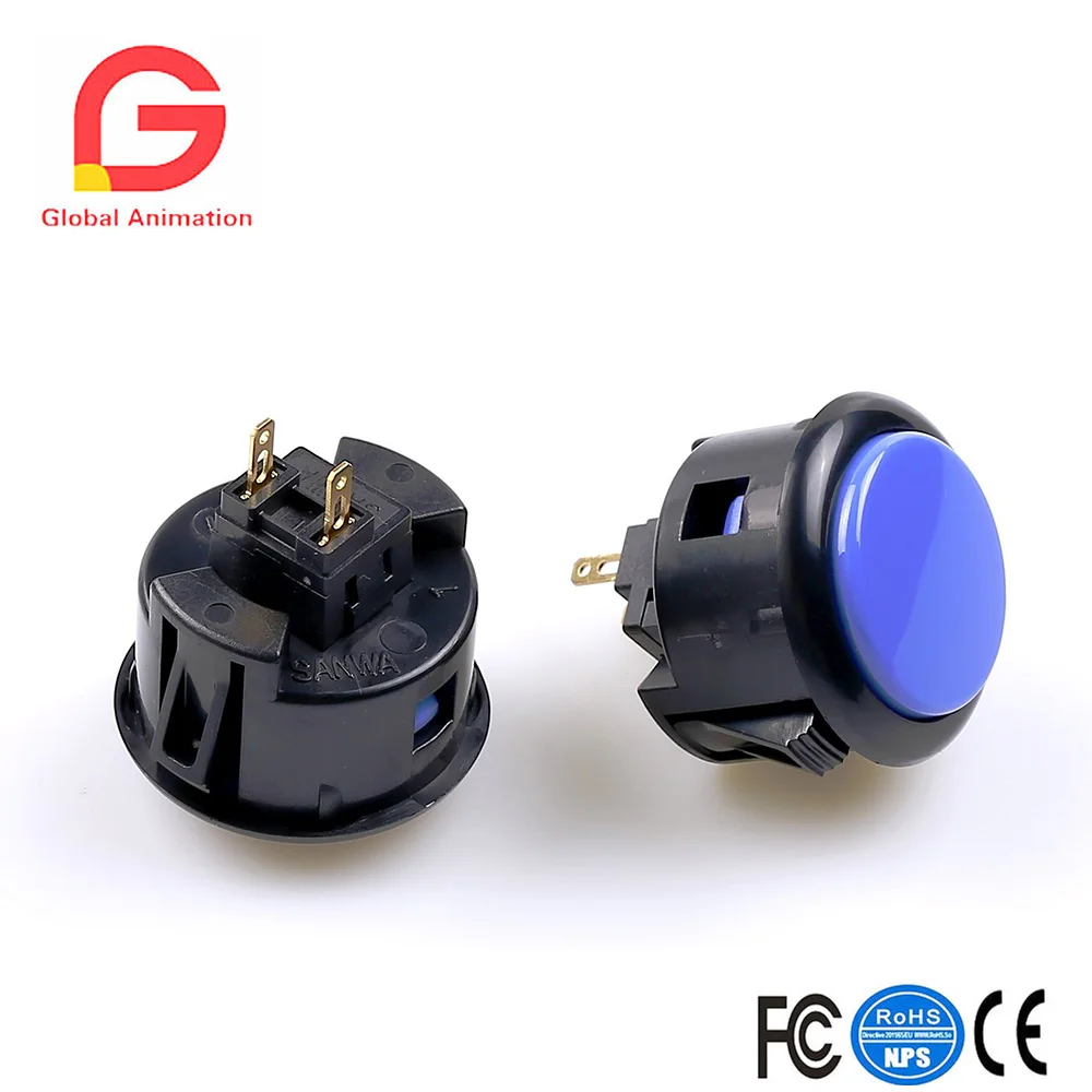 SANWA OBSF 30 аркадная кнопка для контроллера USB MAME игровая консоль джойстика (Mad Catz SF4
