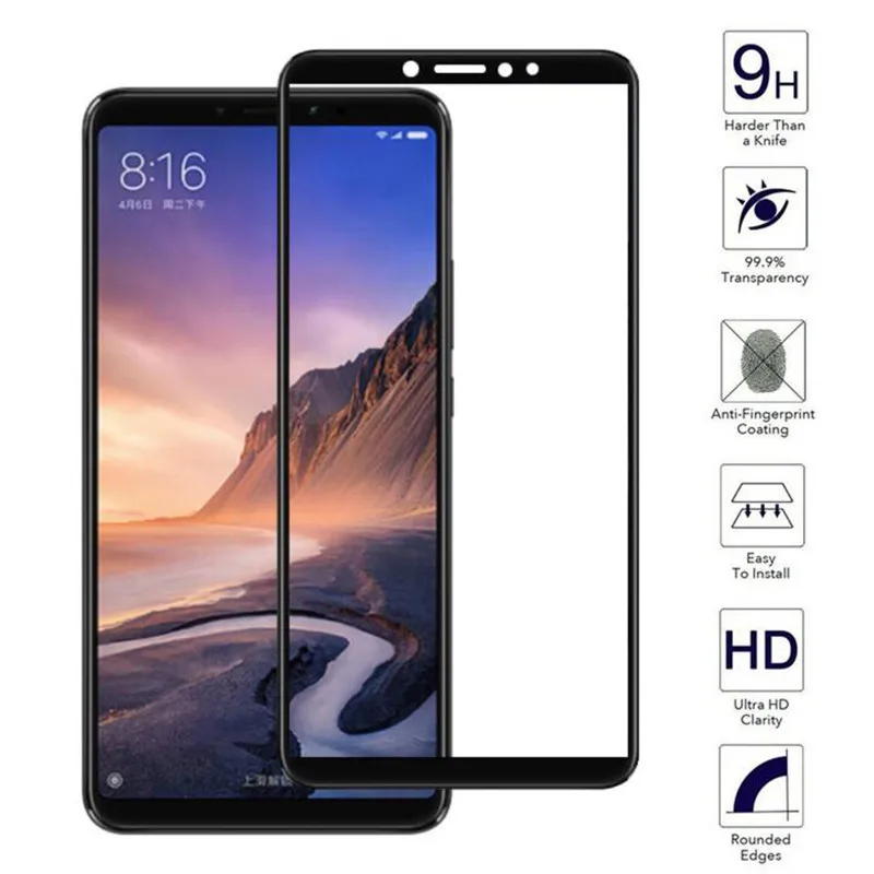 3D полное покрытие из закаленного стекла для Xiaomi mi Max 1 2 3/mi Max mi Max2 Max2 Max3 mi Max3 9H Защитная пленка для экрана