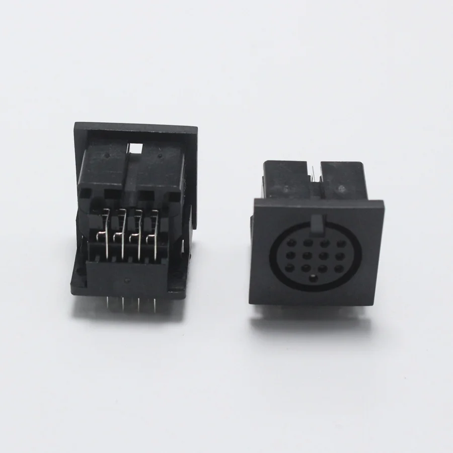1 шт./лот шт. DIN разъем 13pin круговой S гнездовой для монтажа на печатную плату|connector