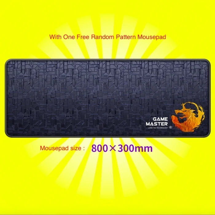 80x 30 cm mouse pad Игровая клавиатура 104 Keycaps Водонепроницаемая Бесшумная клавиатура компьютерная геймерская USB Проводная для настольного ноутбука для домашнего офиса - Цвет: 80x 30 cm mouse pad