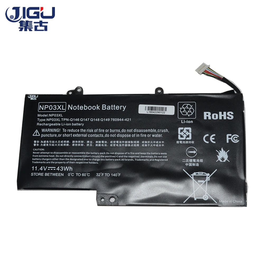 JIGU Аккумулятор для ноутбука HP ENVY 15 U U030nd U010DX U011dx U050CA Pavilion 13 a000ns A010dx A058ca B080sa|battery for