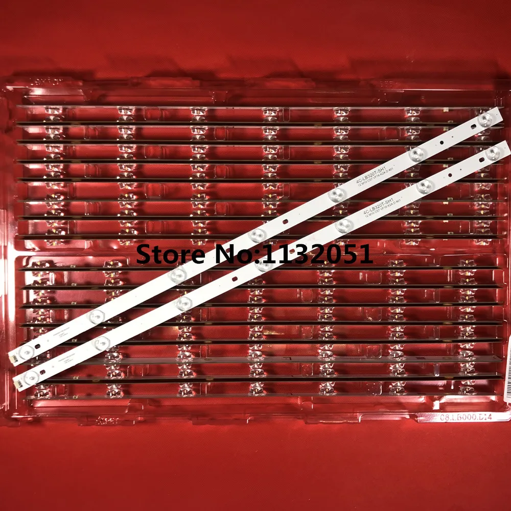 

3pcs/set new original 7LED strip Circuits PB08D606173BL052-002H 4C-LB320T-SH1 FOR 32L20 32A60 L32F3309B GLB