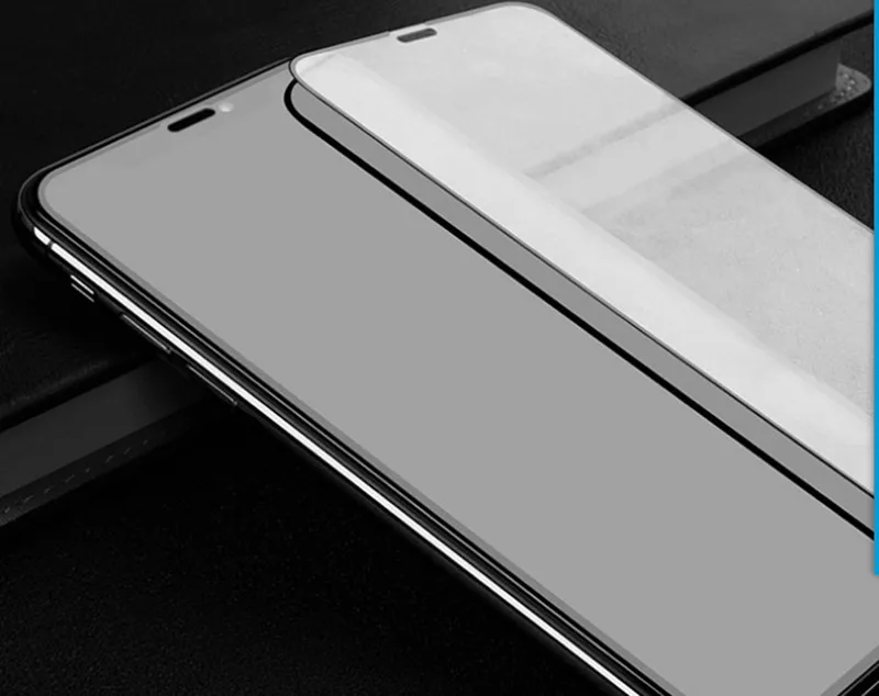 5 8 дюйма полное покрытие краев закаленное стекло для iPhone X|Сенсорные панели