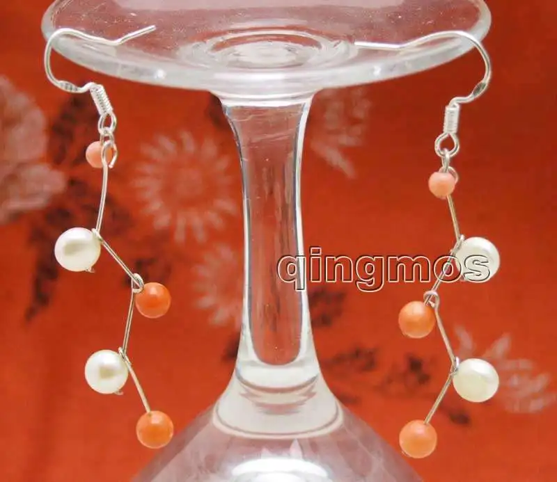 5-6 мм розовый плоский круглый боковый Просверленный натуральный FW жемчуг и 3-6