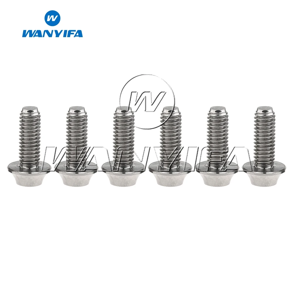 Wanyifa титановый M6x16 20 мм болт Torx T30 головка для велосипеда V Brake 6 шт./лот|brakes for bicycles|m6