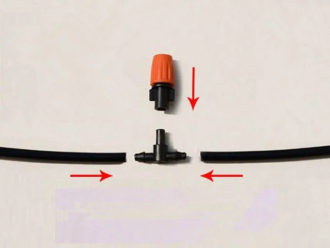 Шланг с насадками для системы капельного орошения 10 м|misting systems|nozzle systemsnozzle misting |