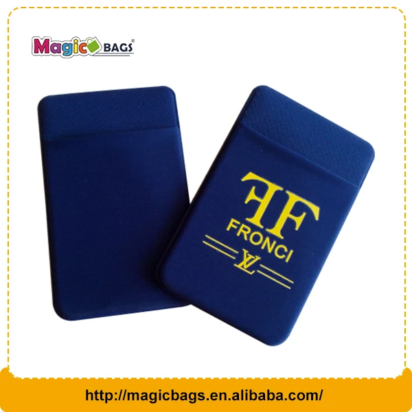 Эластичный лайкровый карман для телефона держатель карт кошелек липкий клей