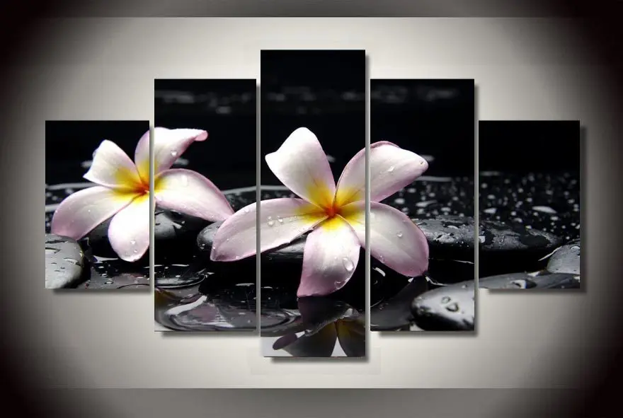 

JIE DO ART Canvas Wall Art Picture Frames Living Room 5pcs Magic Tree Landscape Painting Home Decor HD Printing