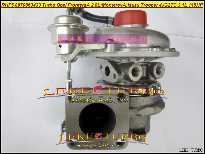 Турбо RHF5 VI95 8970863433 VB430023 VA430023 для OPEL Frontera A 2.8L Monterey ISUZU Trooper 4JG2TC 4JG2T 4JG2 3.1L 115HP |