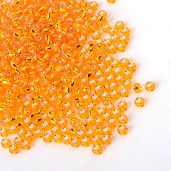 Silver DarkOrange 20 г 1,5 мм MGB Matsuno стеклянные маленькие микро-бусины для ювелирных изделий дизайн ожерелье сделай сам японский 15/0 Непрозрачный Rocailles - Цвет: Silver DarkOrange