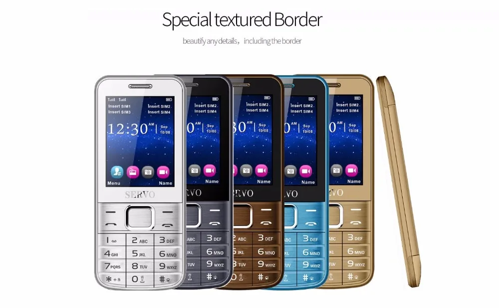 SERVO 225 телефон, две sim-карты, экран 2,4 дюйма, двойная вспышка, Bluetooth, карта памяти, слоты, Flashligh, MP3, fm-радио, телефон