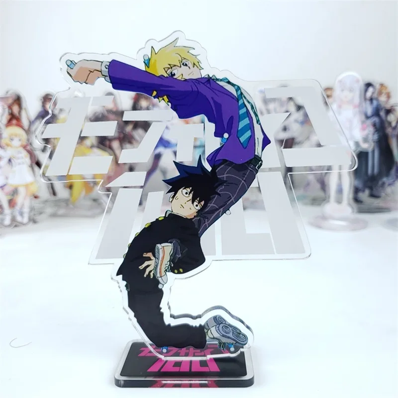 08 Аниме толпа Psycho 100 Mobu Saiko Hyaku Reigen Arataka Kageyama Shigeo Косплей стенд фигурка модель акриловый стол Декор подарок - Цвет: 08