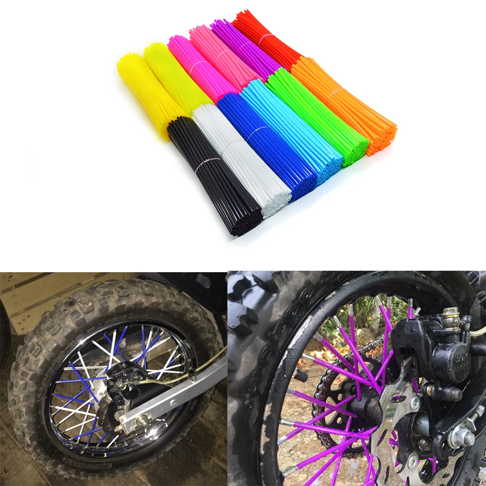 72 шт красочные обода для мотокросса накладки бездорожья велосипед Защита