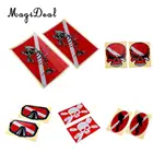 Комплект из 2 предметов, большой светоотражающий череп, погружение на дно, наклейка с изображением скелета для рыбалки, дайвинга, подводной охоты