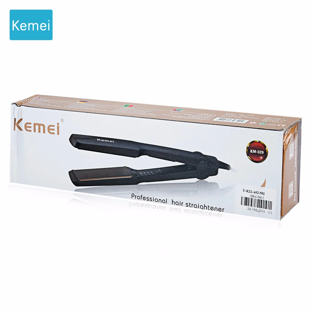 Kemei Выпрямитель для волос Быстрый нагрев плоский утюжок выпрямители Инструменты для укладки профессиональный выпрямитель для волос утюги для волос 5