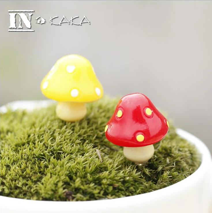 Милые животные грибы для дома микро Волшебные садовые фигурки kawaii