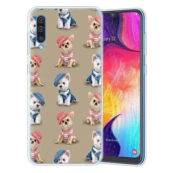 12 Силиконовые чехлы для samsung Galaxy A10 A30 A40 A50 A70 A6 A7 A8+ A9 M30 M50 из ТПУ - Цвет: 12